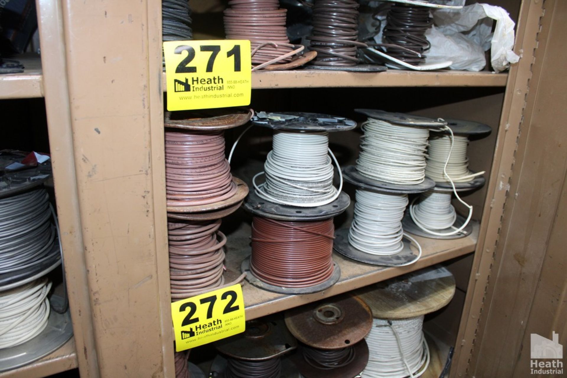 (16) SPOOLS ELECTRICAL WIRE ON SHELF - Image 3 of 3