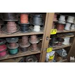 (15) SPOOLS ELECTRICAL WIRE ON SHELF