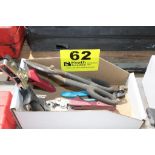 ASSORTED HAND TOOLS IN BOX