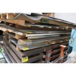 (4) SHEETS 5' X 8' 12 GA. (estimated) COLD ROLLED STEEL