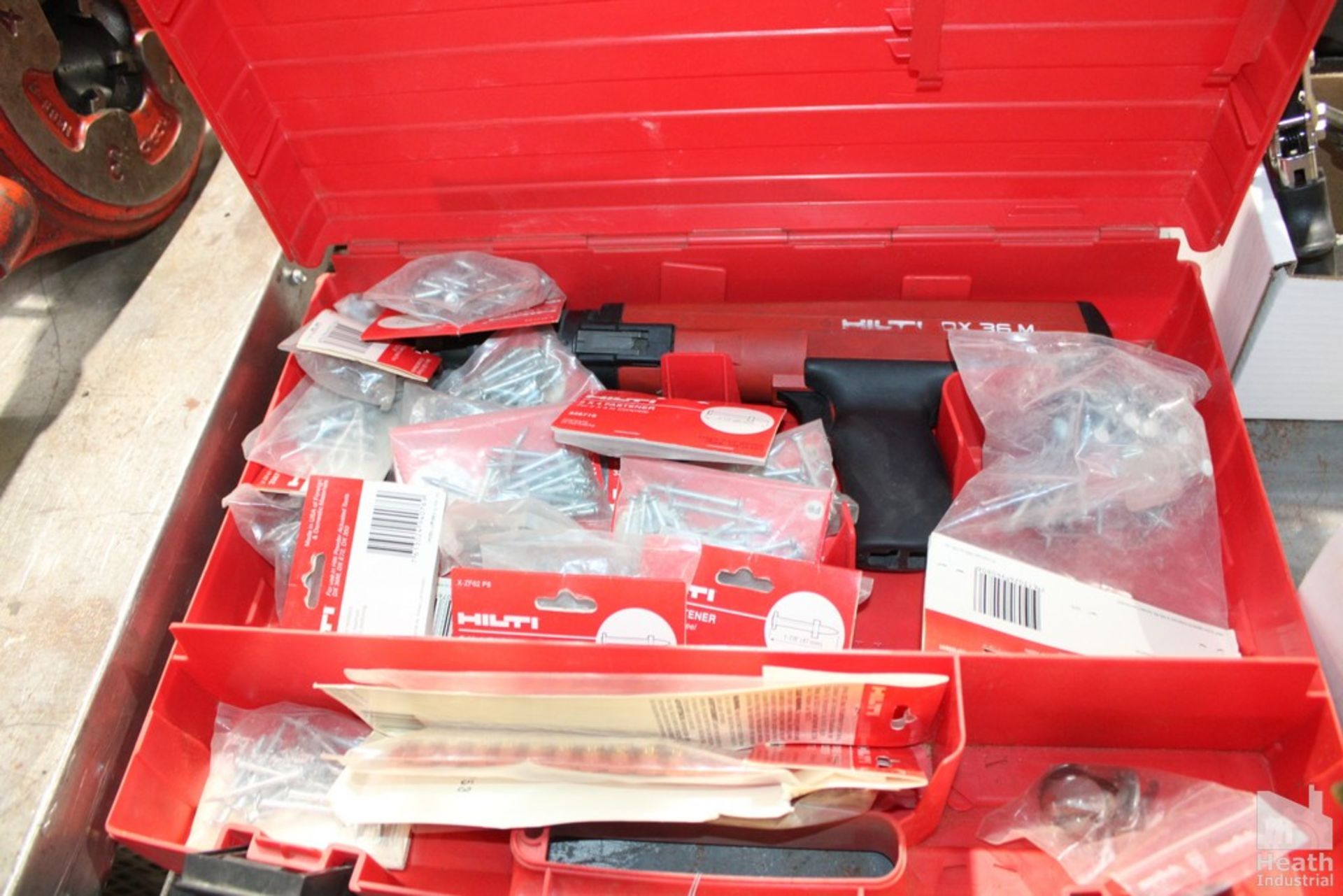 HILTI MODEL DX36M POWDER ACTUATED NAIL GUN WITH CASE - Image 2 of 2