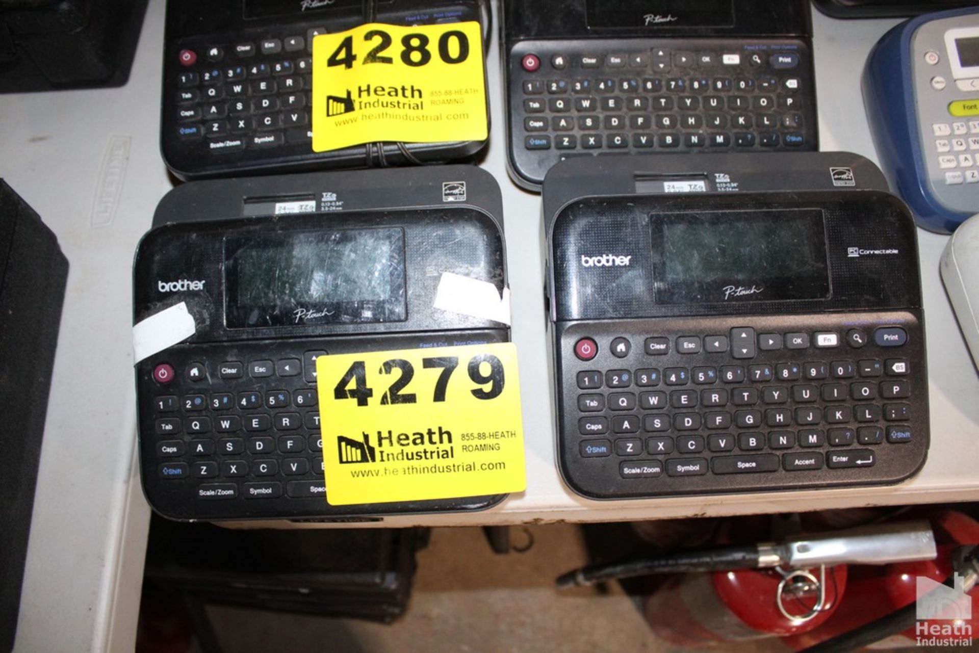 (2) BROTHER P-TOUCH LABEL MAKERS