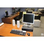 HP PC TOWER WITH MONITOR, KEYBOARD, MOUSE AND SPEAKERS