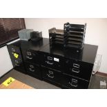 (5) HON TWO DRAWER STEEL FILE CABINETS