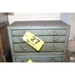 HOUT LETTER DRILL CABINET 15" X 7-1/2" X 7-1/2" WITH CONTENTS
