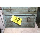 HOUT FRACTIONAL DRILL CABINET 15" X 7-1/2" X 7-1/2" WITH CONTENTS