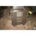 KENNEDY SEVEN DRAWER PORTABLE TOOL CHEST 30" X 20" X 35" WITH CONTENTS ASSORTED STEEL PARTS