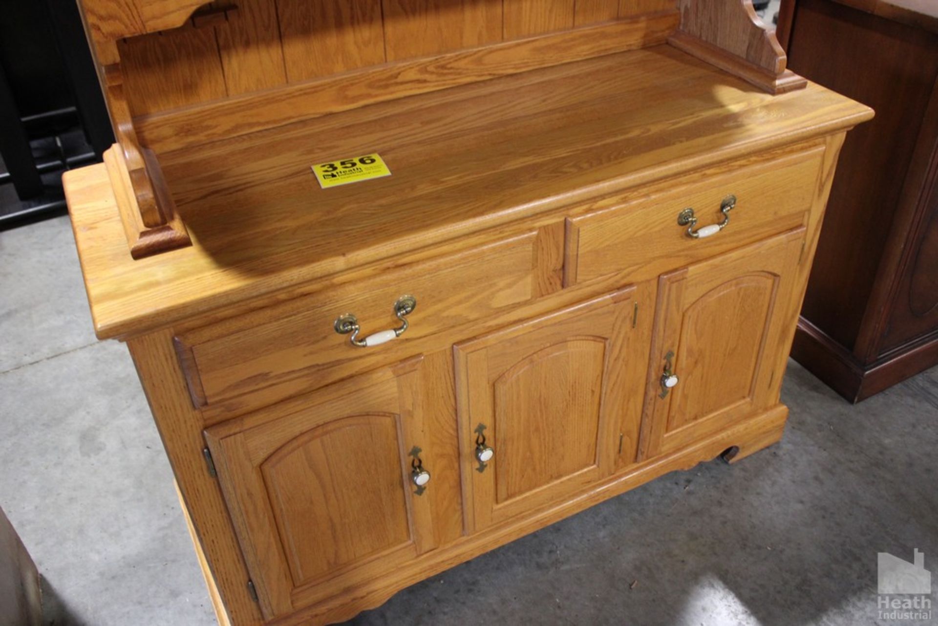 PINE DINING ROOM CABINET AND HUTCH, 50" X 18" X 76" - Image 2 of 3