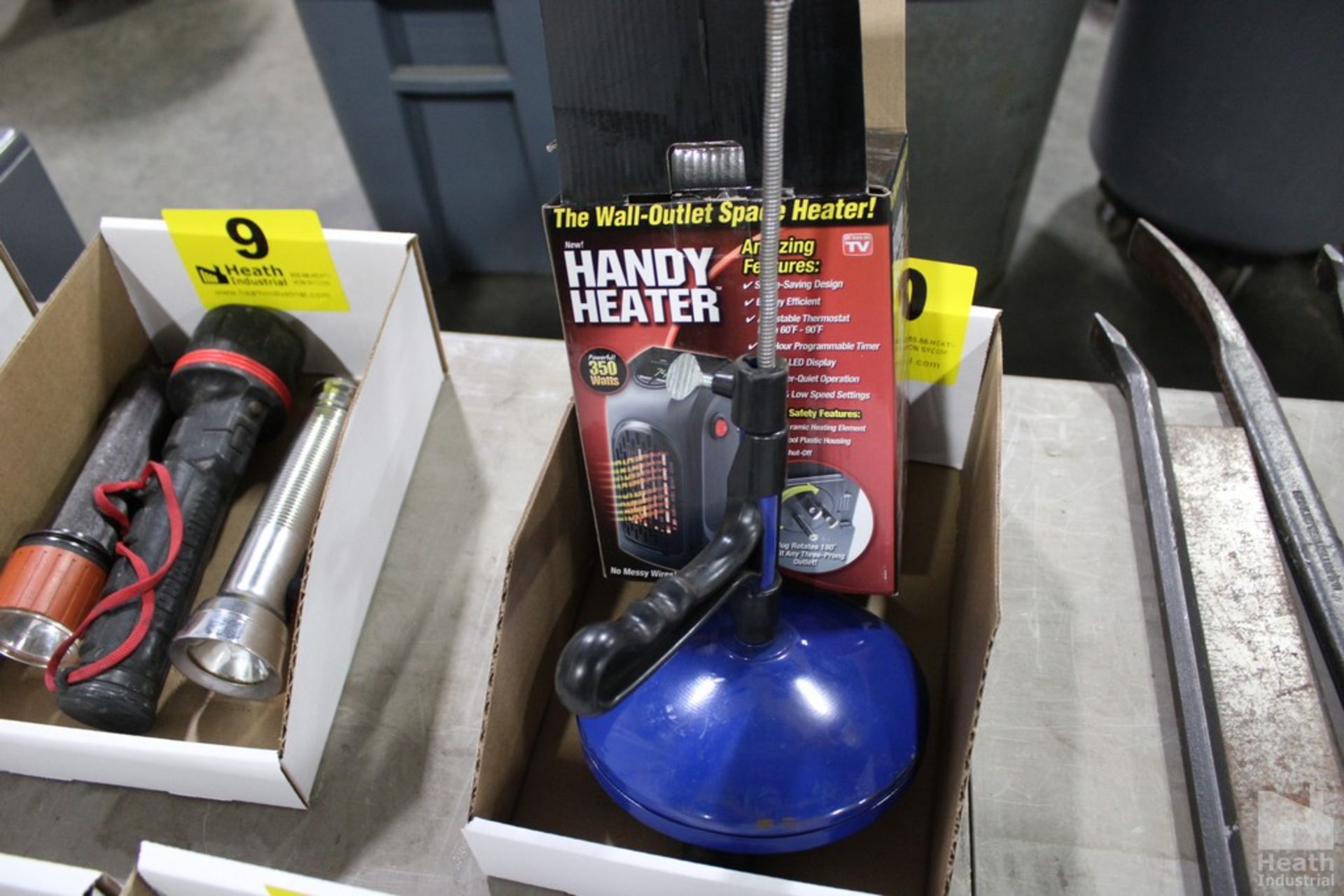 WALL OUTLET HEATER AND DRAIN RODDER IN BOX
