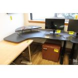 OFFICE TABLE WITH LEFT HAND RETURN