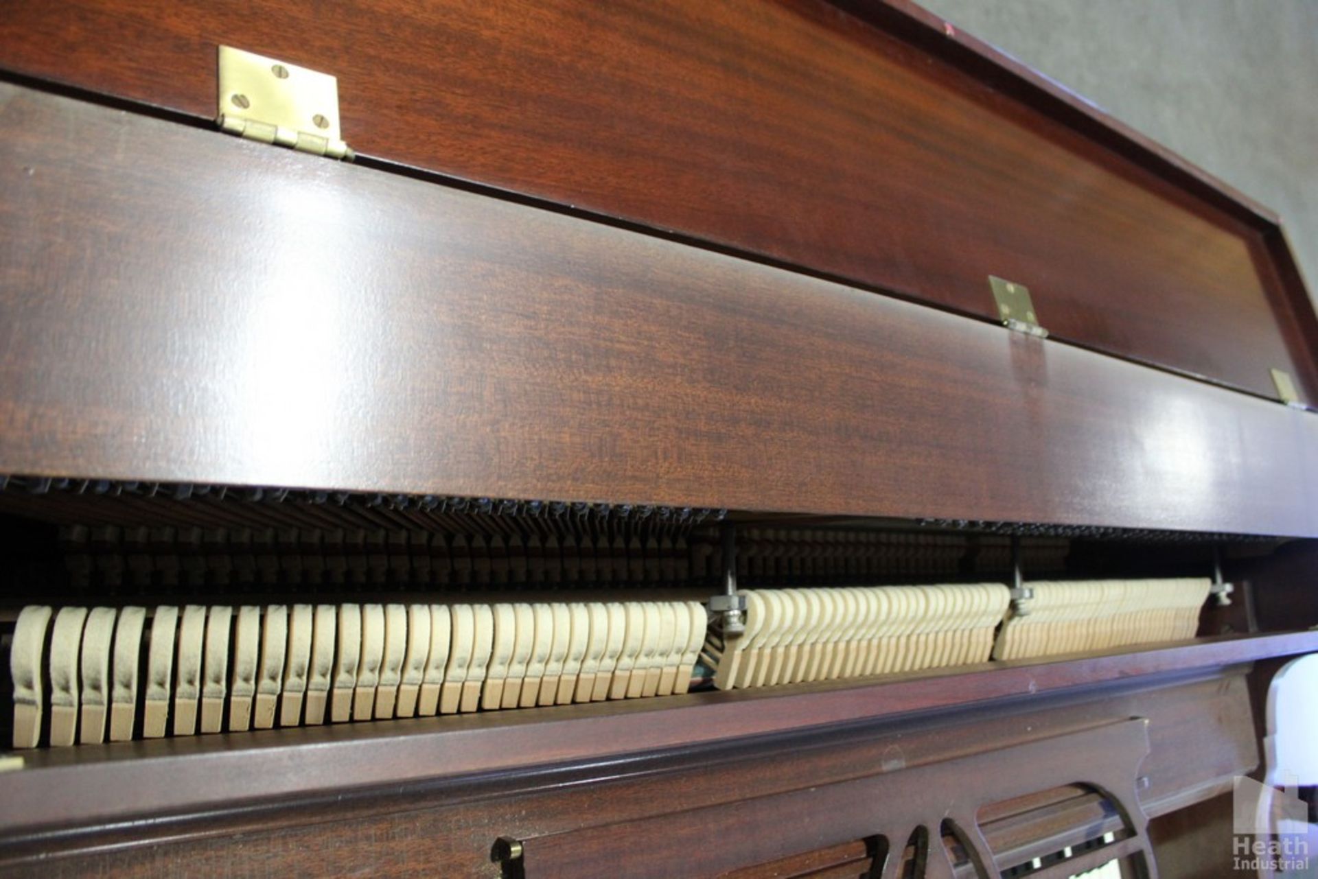 GEORGE STECK UPRIGHT PIANO WITH BENCH - Image 3 of 4