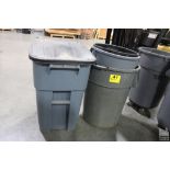 (4) ASSORTED GARBAGE CANS
