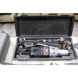 SEARS CRAFTSMAN ROTARY DIE GRINDER WITH CASE AND ACCESSORIES