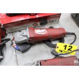 MILWAUKEE 4-1/2" RIGHT ANGLE GRINDER