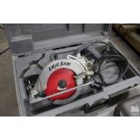 SKILSAW HD77 7-1/4"WORM DRIVE SAW WITH CASE