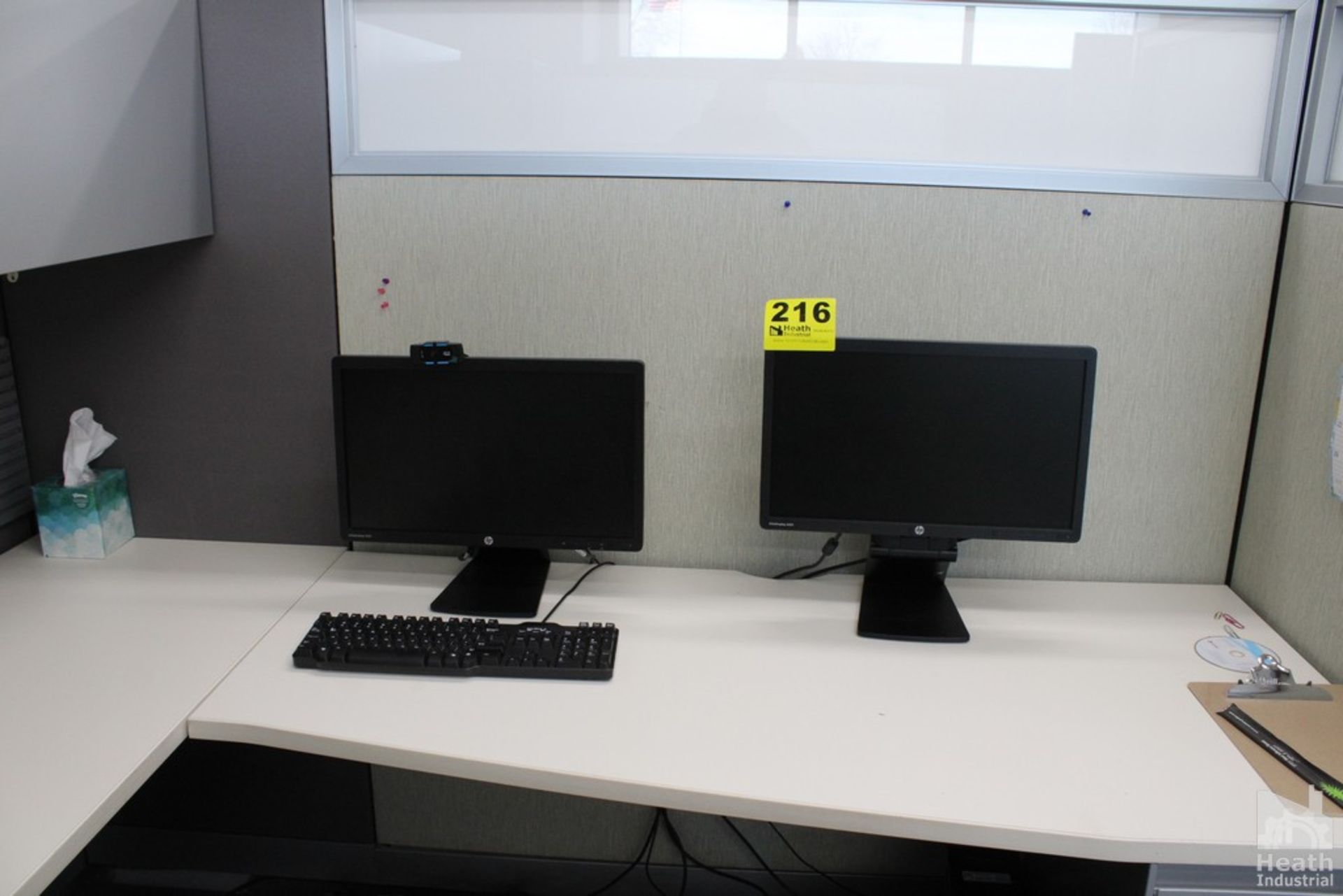 DELL OPTIPLEX 980 TOWER WITH TWO MONITORS AND KEYBOARD