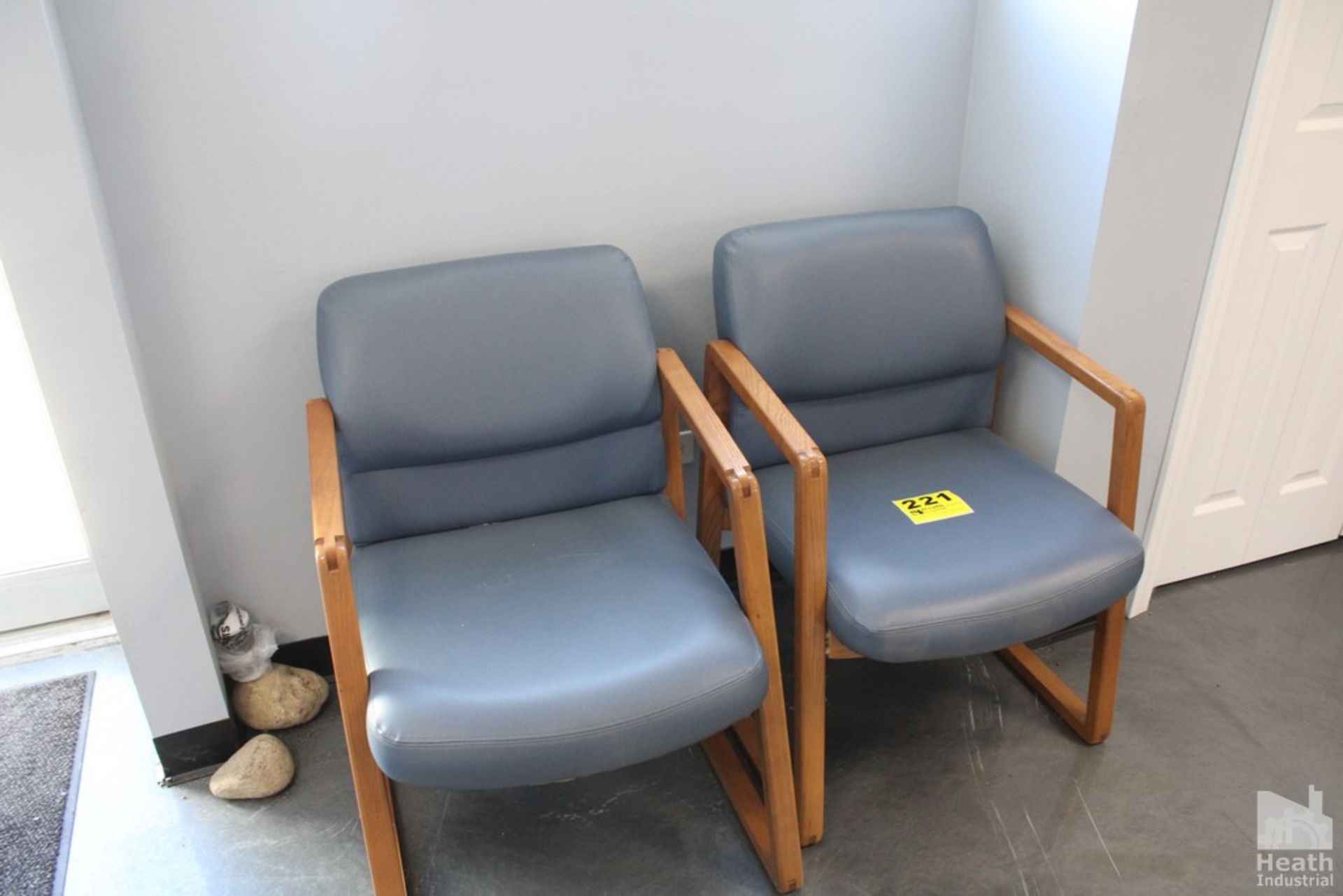 (2) WAITING AREA ARM CHAIRS