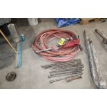 ATLAS COPCO CP1210 JACK HAMMER WITH LARGE QTY OF BITS AND HOSE