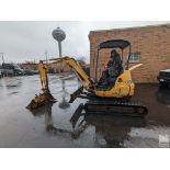 JOHN DEERE 35C ZTS RUBBER TRACK MINI EXCAVATOR, OROPS WITH ROOF, BACKFILL BLADE, 1 CU FT GP