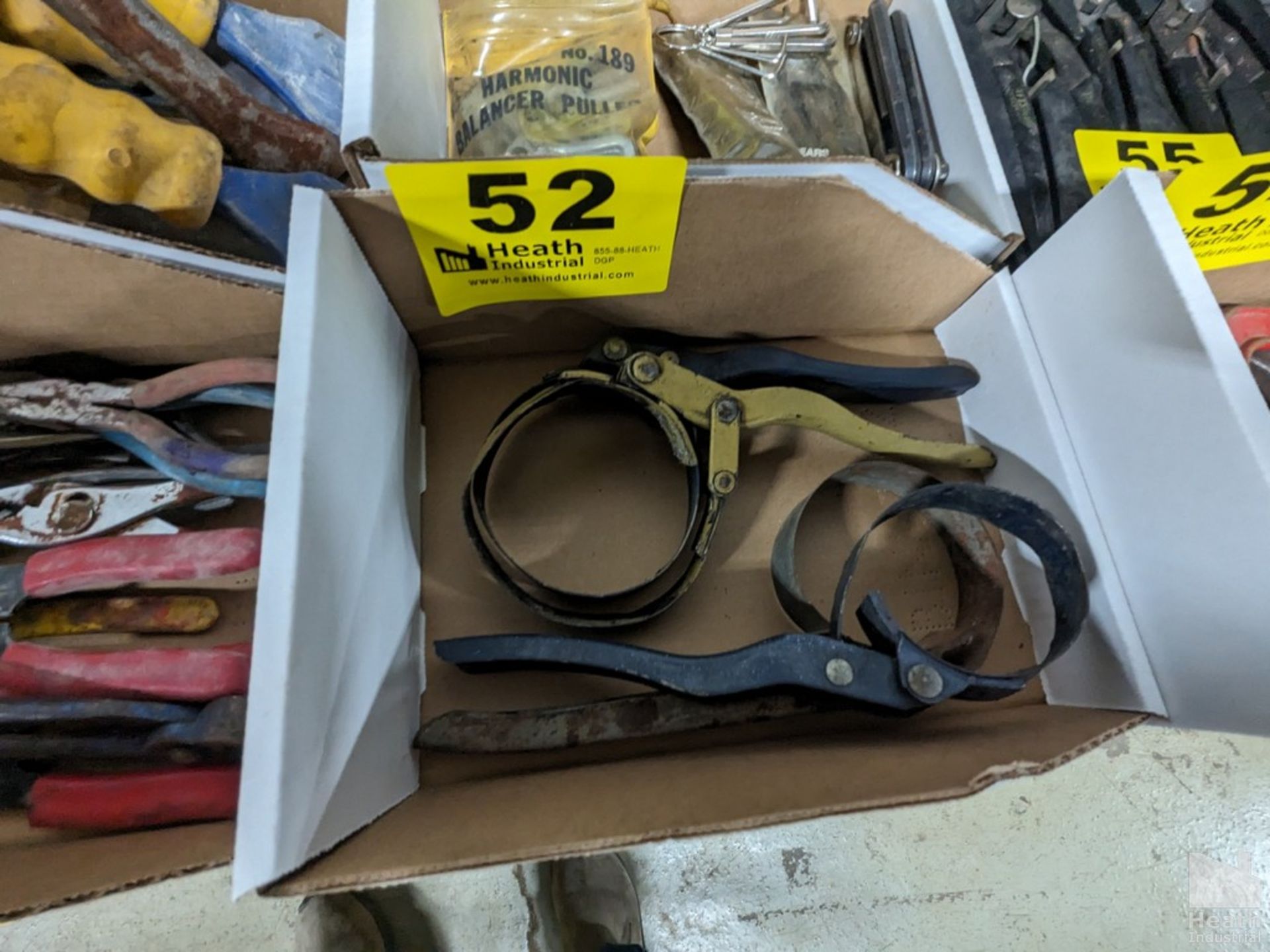 ASSORTED OIL WRENCHES IN BOX