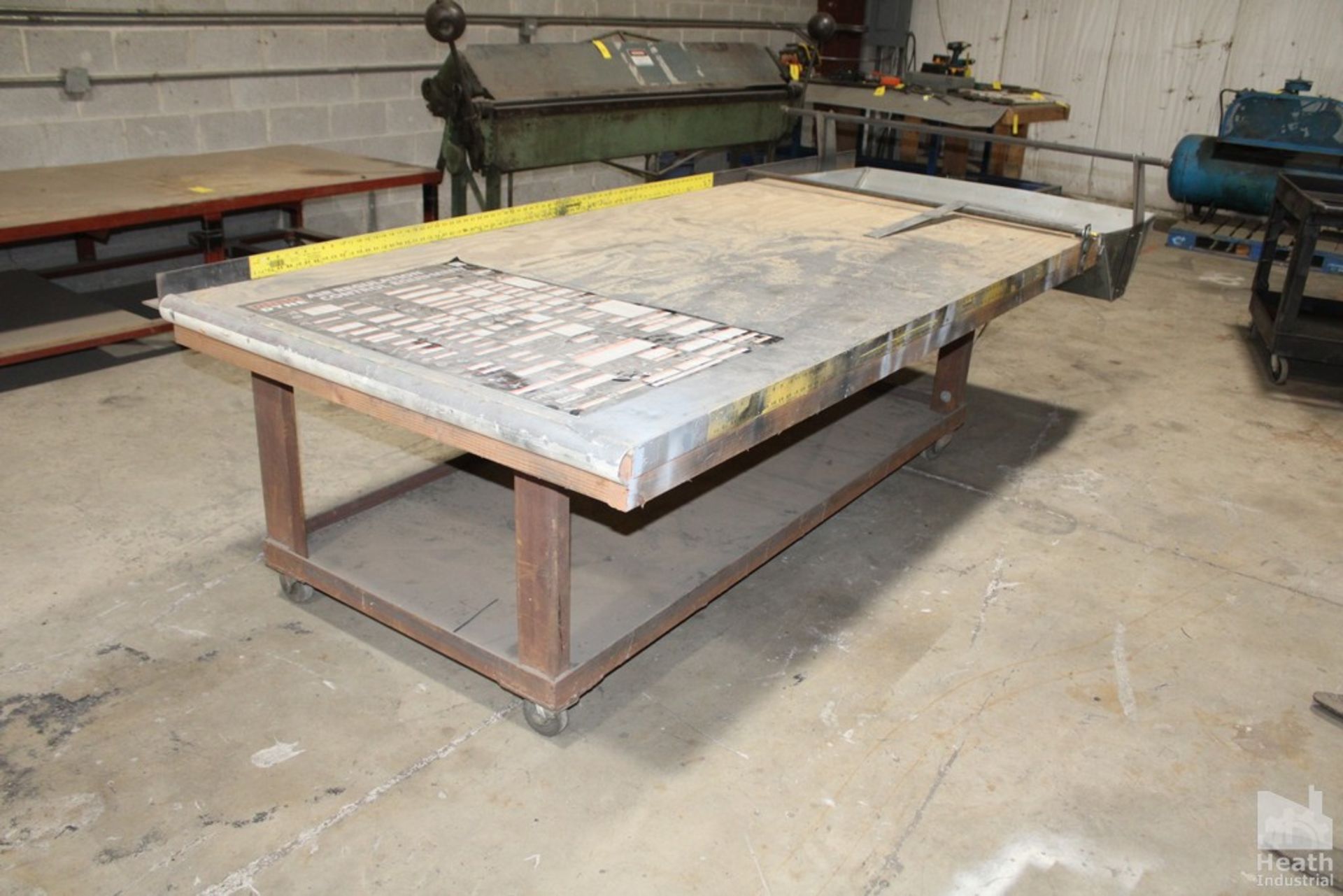 INSULATION CUTTING TABLE, 96" X 48" - Image 3 of 3