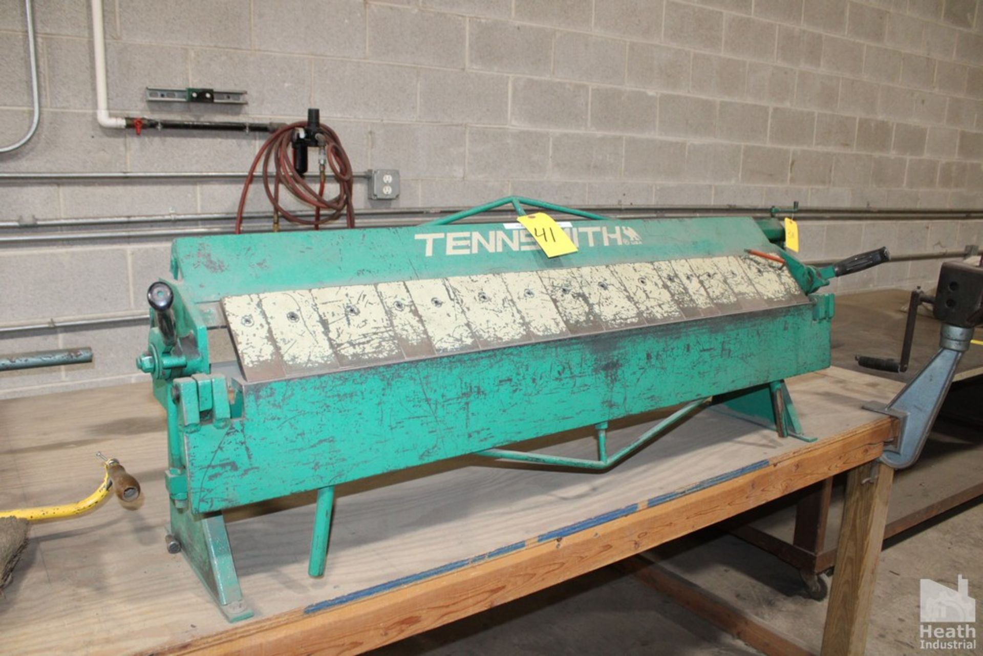 TENNSMITH 22 GAUGE X 48” MODEL HBU4822 BENCH FINGER BRAKE, S/N 14281 - Image 2 of 5