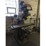 WEBB 3 HP MODEL 3VH CHAMPION VARIABLE SPEED RAM TYPE VERTICAL MILL,