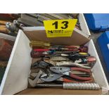 ASSORTED HAND TOOLS IN BOX