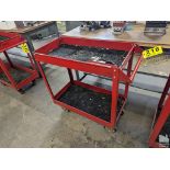 PORTABLE STEEL SHOP CART 32" X 16" X 33"