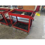 PORTABLE STEEL SHOP CART 32" X 16" X 33"