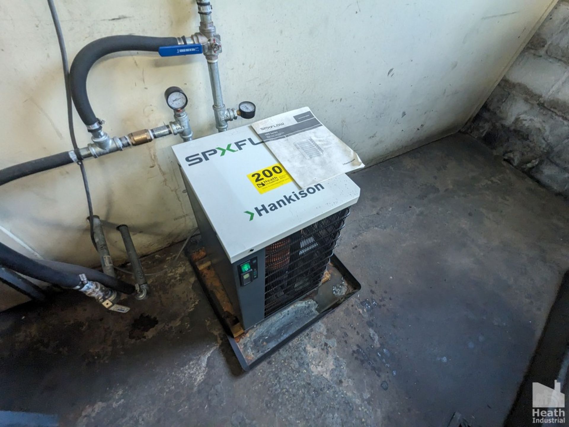 HANKINSON MODEL SPX FLOW AIR REFRIGERATED AIR DRYER - Image 2 of 4