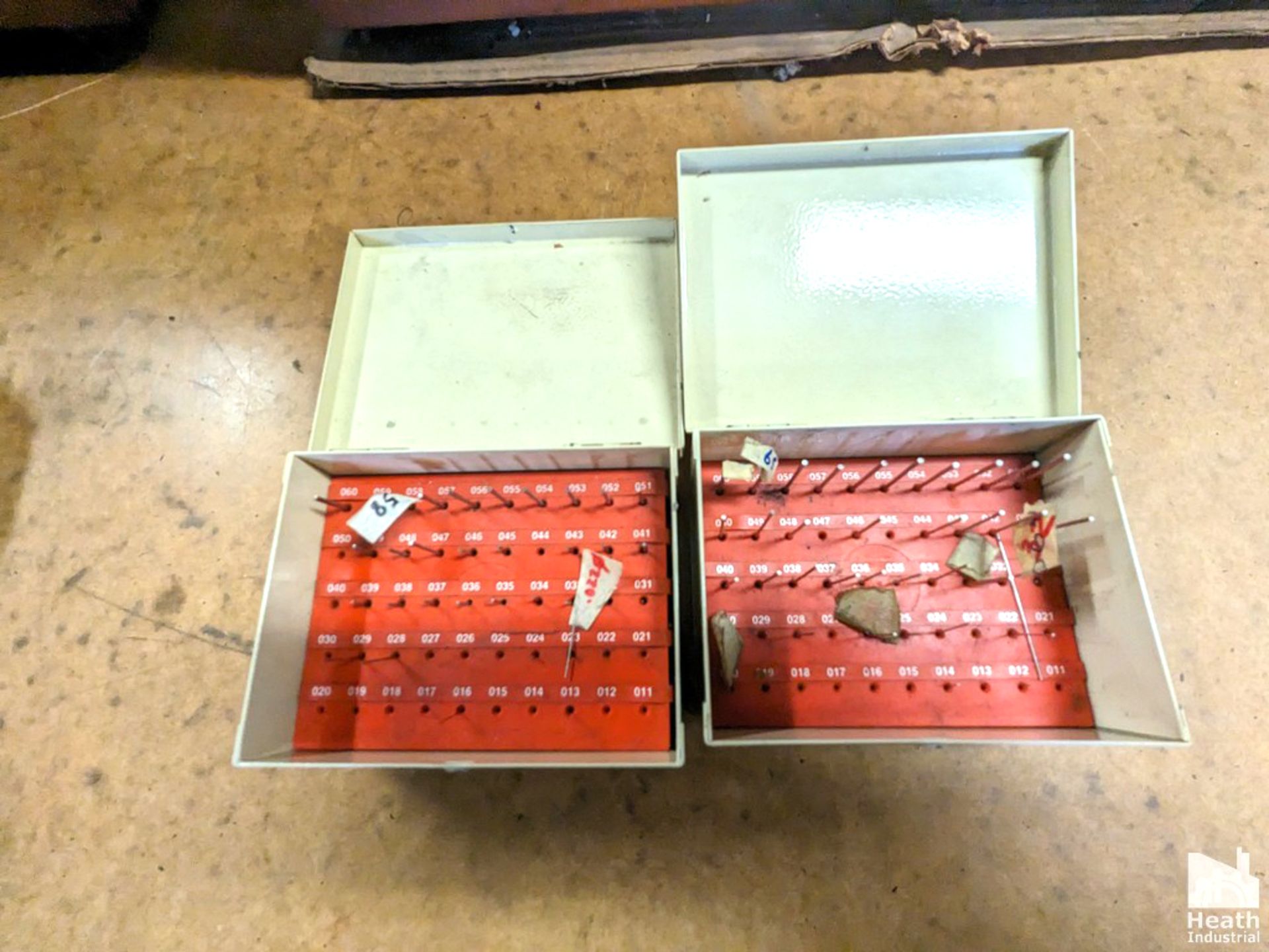 (2) VERMONT .011-.060 PLUS AND MINUS PIN GAUGE SETS
