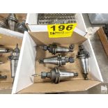 (4) CAT40 COLLET TYPE TOOL HOLDERS