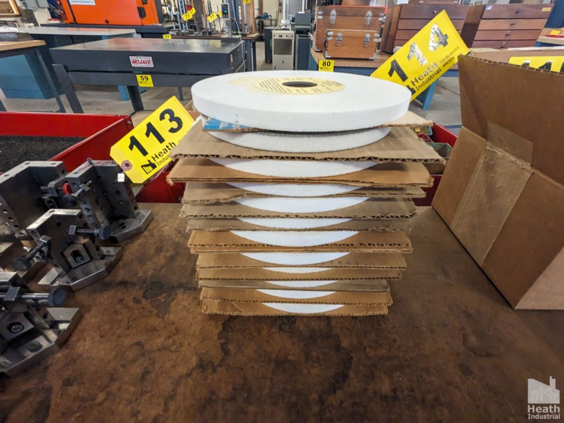 (12) ATVB 8" X 1/2" X 1-1/4" GRINDING WHEELS