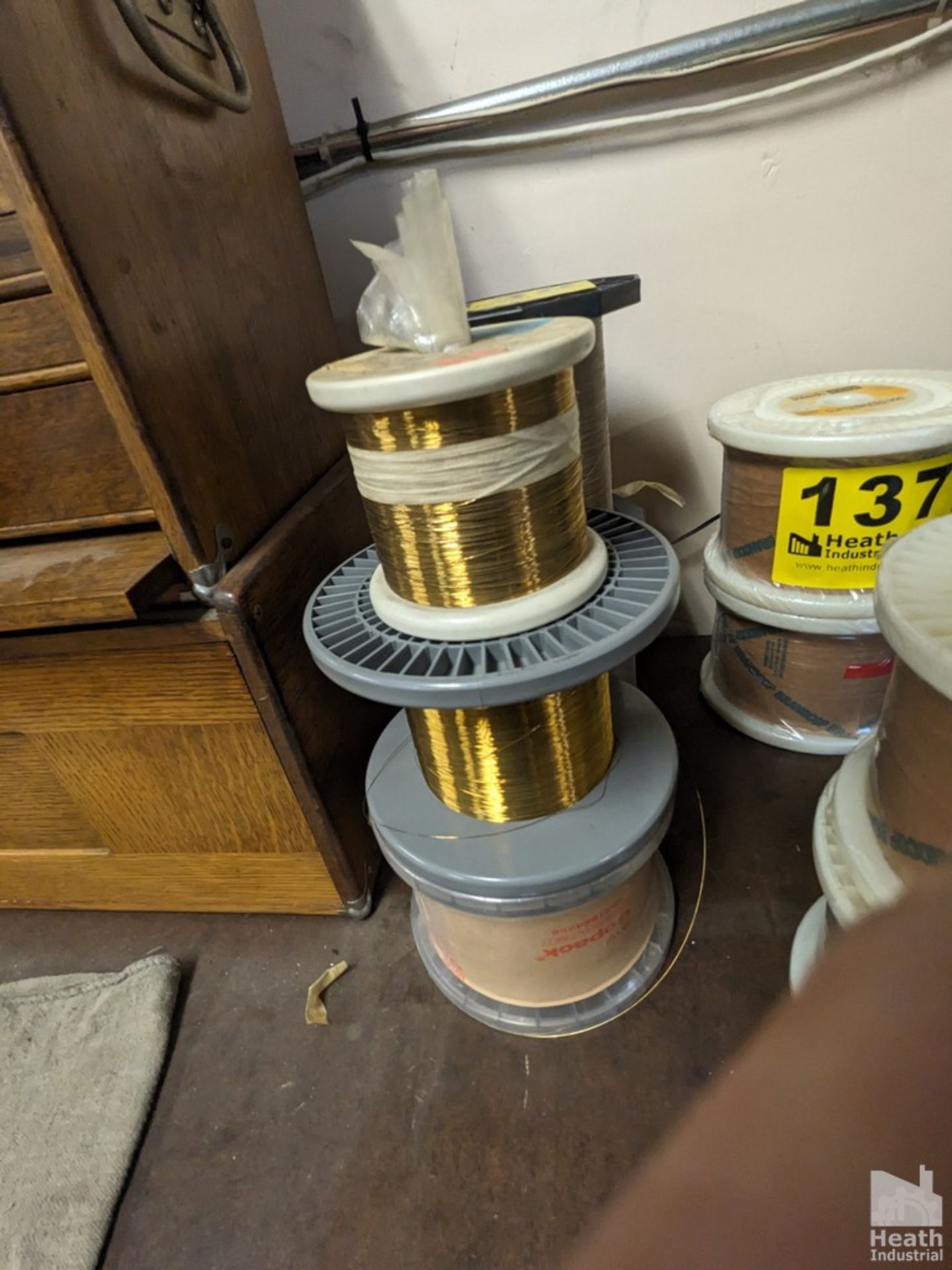 (4) ASSORTED SPOOLS OF EDM WIRE