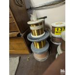 (4) ASSORTED SPOOLS OF EDM WIRE