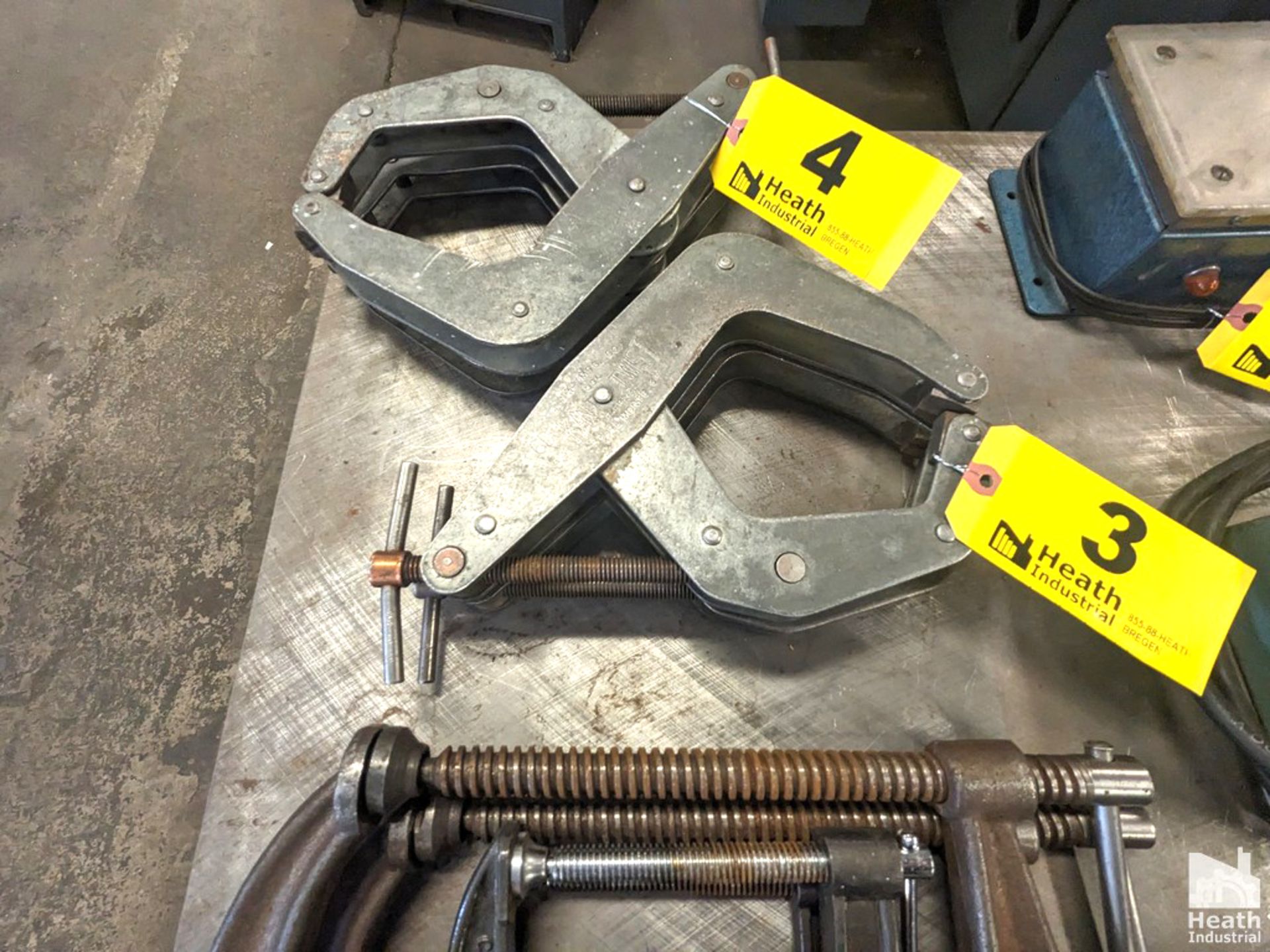 (2) KANT-TWIST MODEL 6D 421 CLAMPS