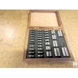 .050-1" RING BLOCK SET WITH CASE