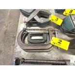 (4) ASSORTED C-CLAMPS