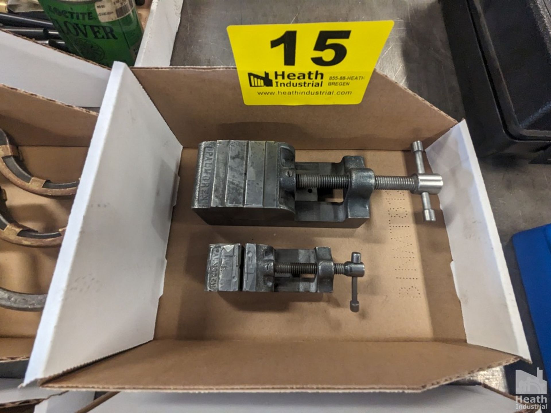 PALMGREN 2.5" VISE AND 1.5" VISE IN BOX