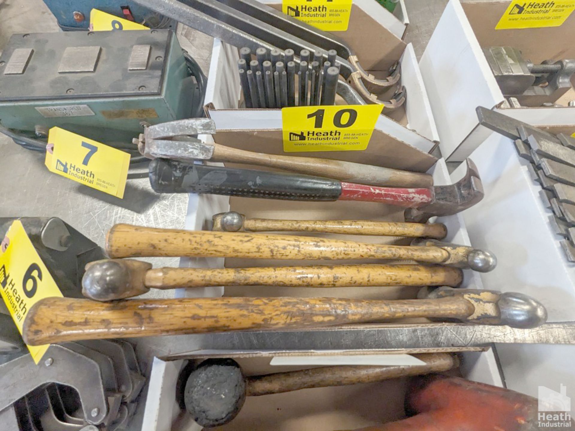 (6) ASSORTED CLAW AND BALL PEEN HAMMERS