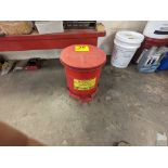 JUSTRITE 6-GALLON OILY WASTE CAN