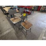 (3) ASSORTED SHOP STOOLS