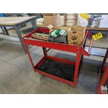 PORTABLE STEEL SHOP CART 32" X 16" X 33"