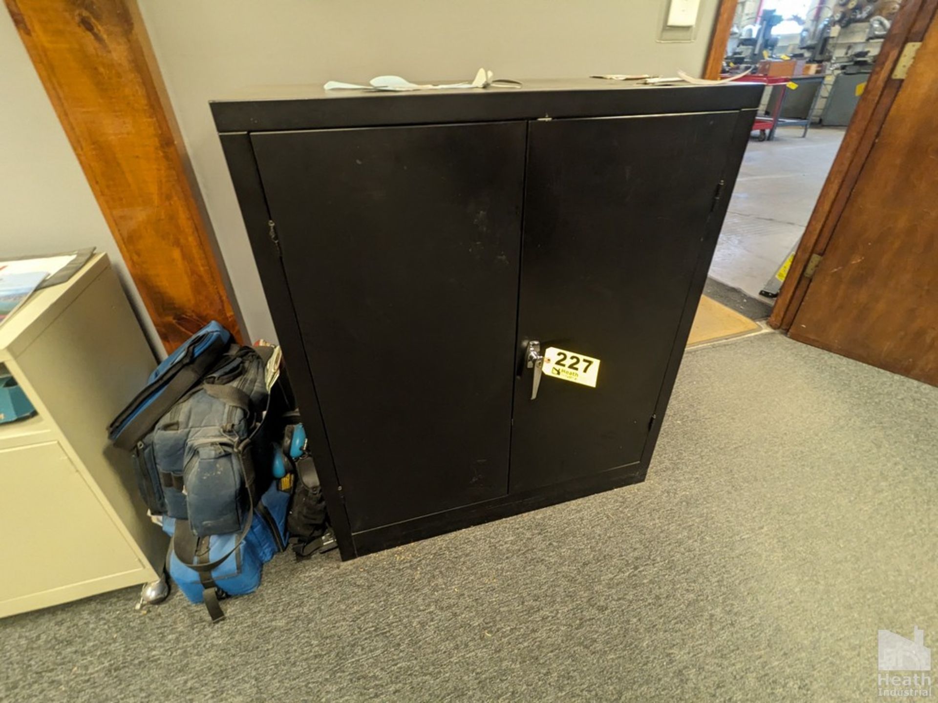 TWO DOOR STEEL STORAGE CABINET