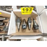 (4) CAT40 TOOL HOLDERS