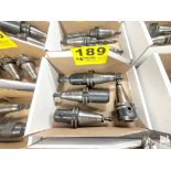 (4) CAT40 TOOL HOLDERS