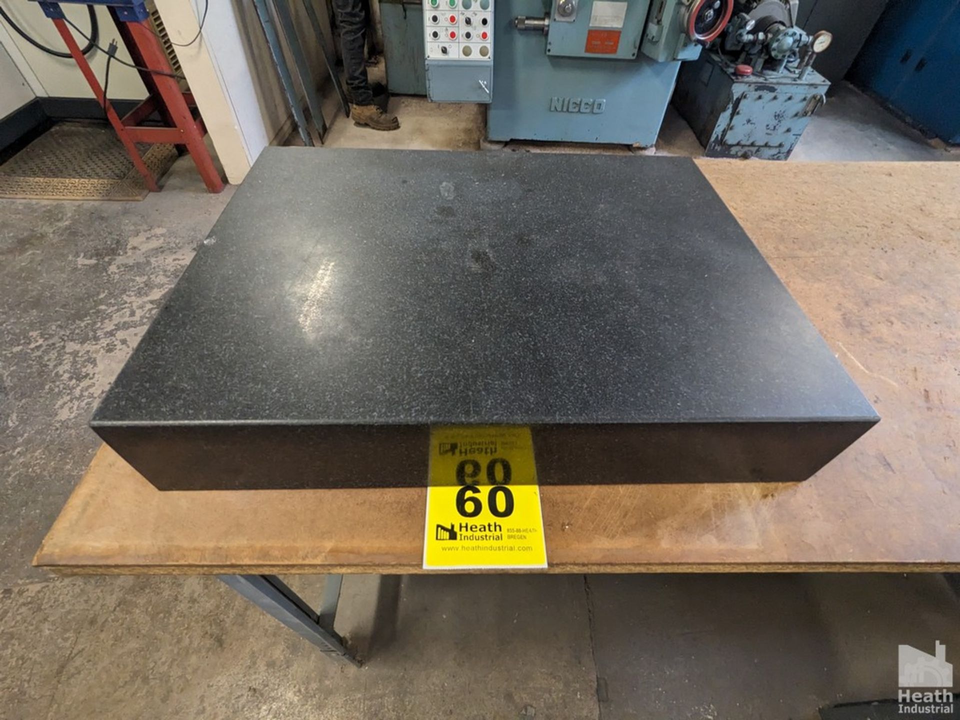 BLACK GRANITE SURFACE PLATE 24" X 18" X 4-1/2"