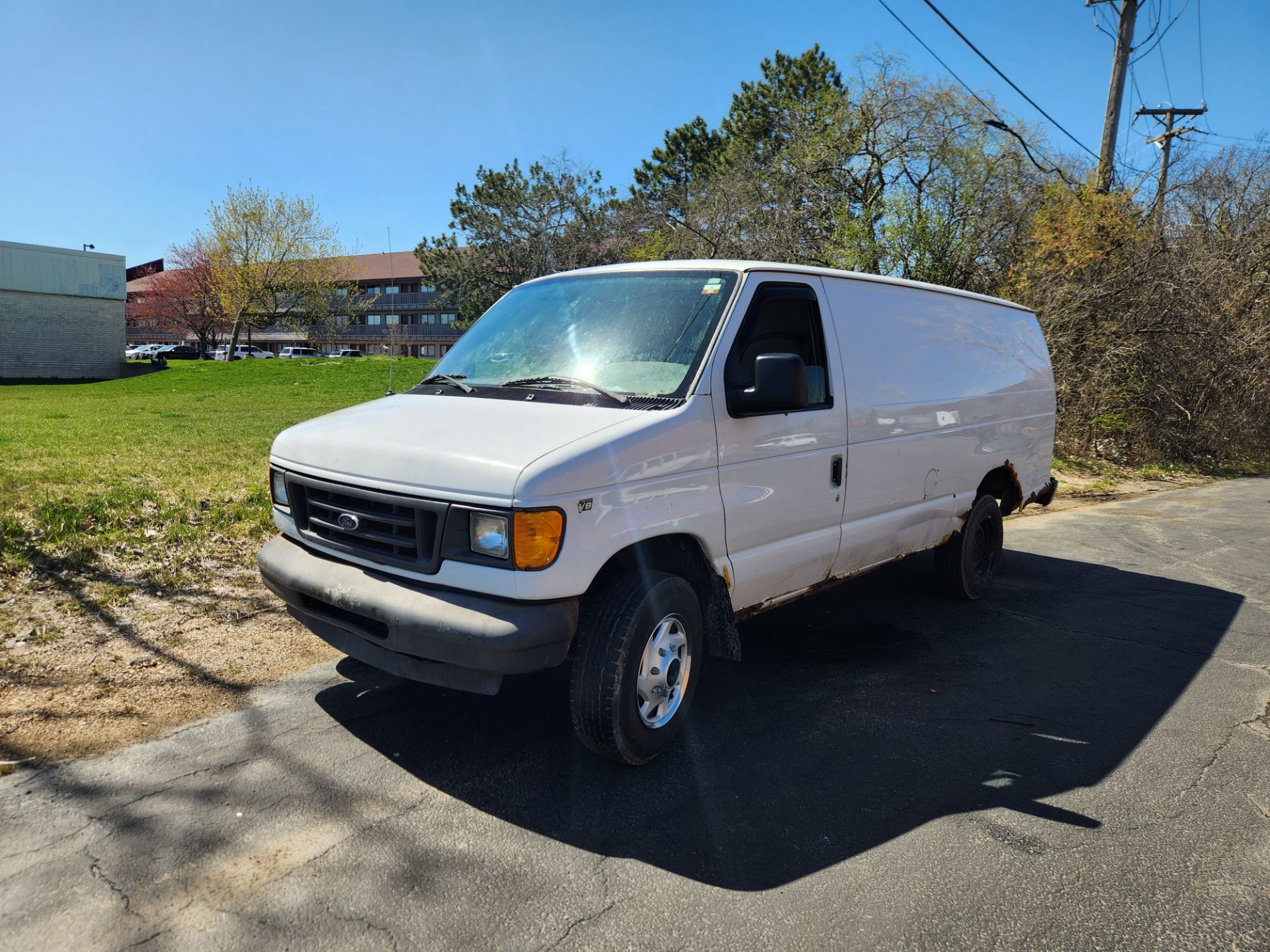 2004 FORD ECONOLONE E350 SUPER DUTY EXTENDED CARGO VAN, 5.4L V8, VIN 1FTSS34L34HA03765, 127,548 MIL