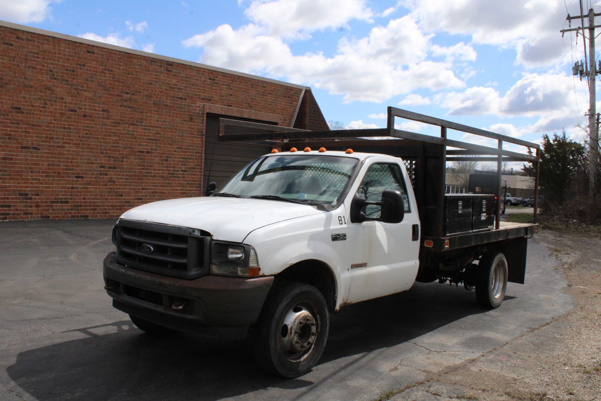 2003 FORD F-450 SUPER DUTY, 2WD, 6.0L V8 32V TURBO DIESEL, VIN 1FDXF46P83ED40184, 284,506 MILES SHO - Image 4 of 7